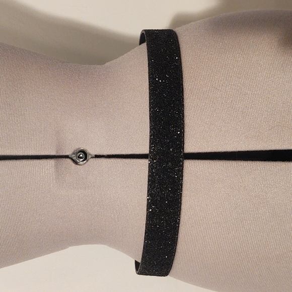 Sparkly Black Belt Sz M - Picture 4 of 6